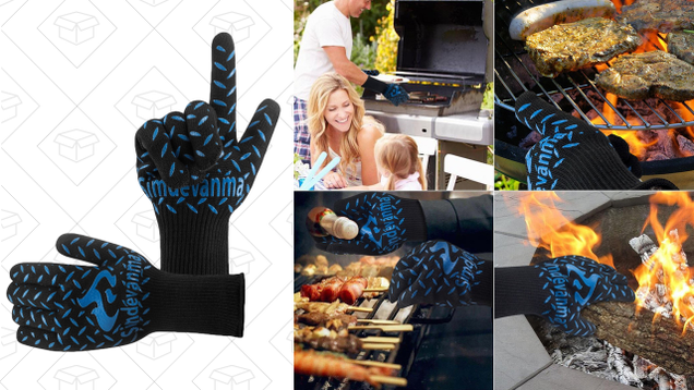 Heat Resistant Cooking Gloves | $9 | Amazon | Promo code M47S6WVN